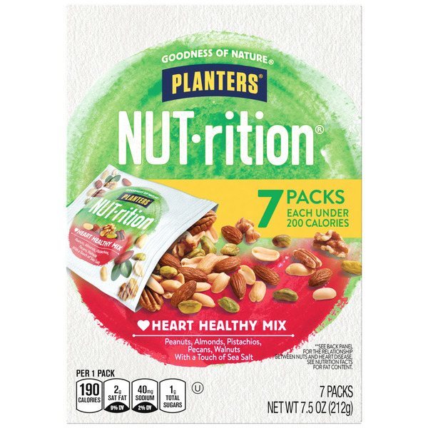 Planters NUT-RITION Heart Healthy Mix, 7.5 OZ