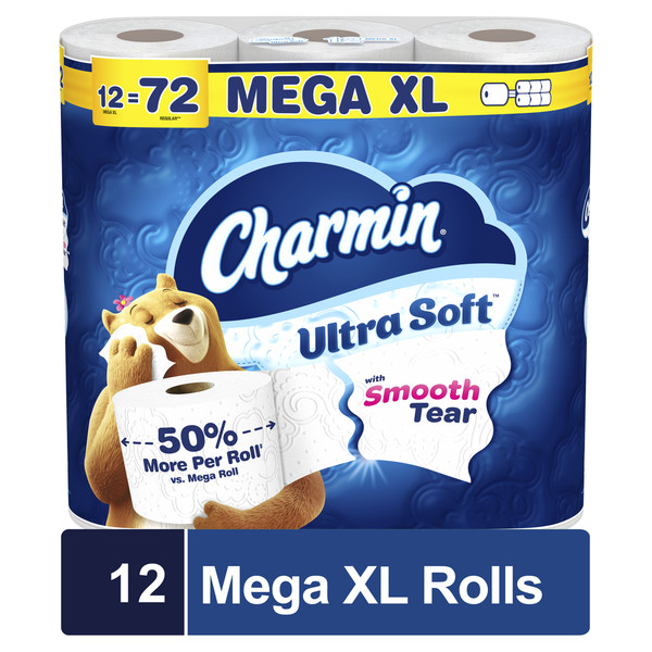 Charmin Ultra Soft Toilet Paper Mega XL Rolls