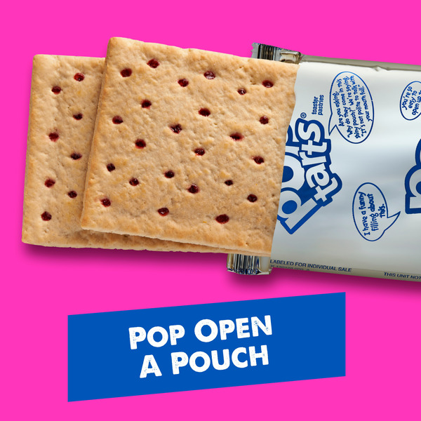 Pop-Tarts Unfrosted Strawberry Toaster Pastries, Breakfast Foods, 8 Count - Image 5