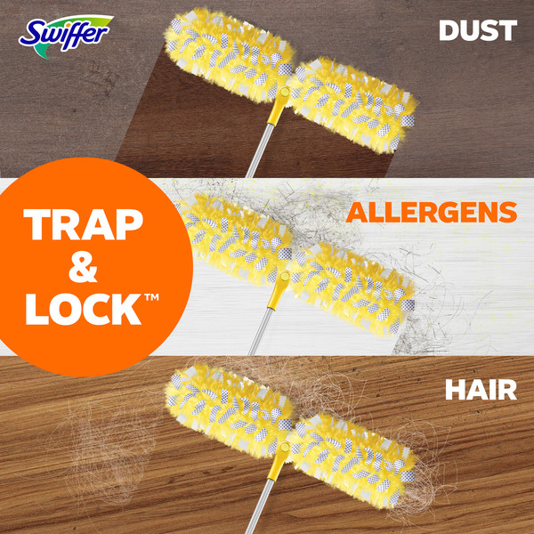 Swiffer Duster Kit with Super Extendable Handle, Heavy Duty Starter Kit with Refills - Image 8