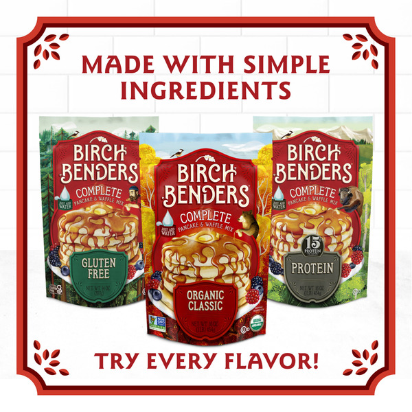 Birch Benders Organic Classic Pancake & Waffle Mix, 16oz - Image 6