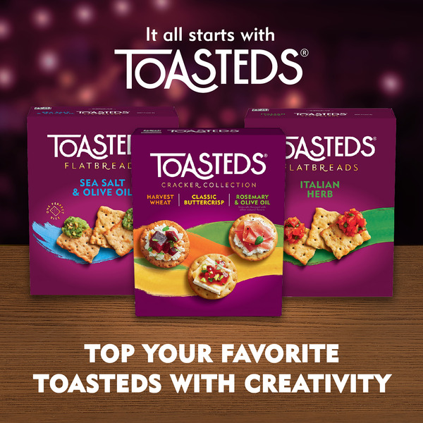 Toasteds Variety Pack Crackers, Party Snacks, Party Pack, 12 oz - Image 6
