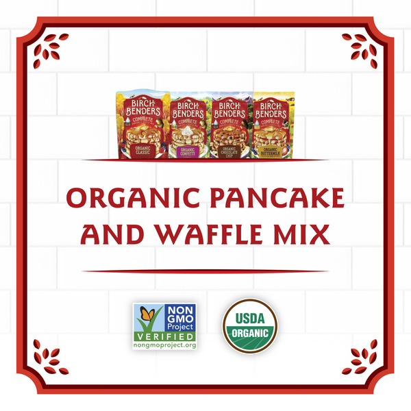 Birch Benders Organic Classic Pancake & Waffle Mix, 16oz - Image 4