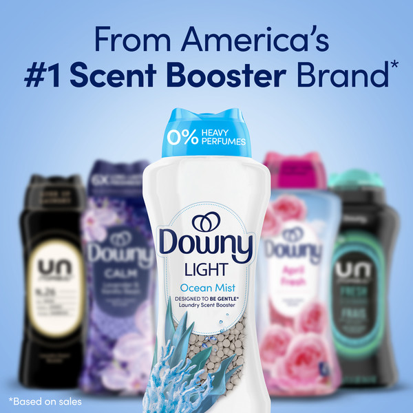 Downy Light Laundry Scent Booster Beads for Washer, Ocean Mist, with No Heavy Perfumes - Image 10