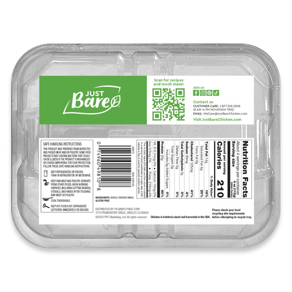 Just Bare Brand Whole Chicken Wings - Image 4