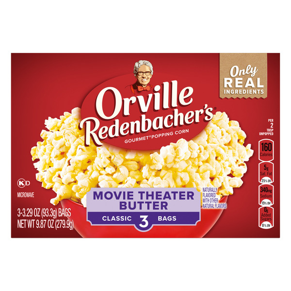 Orville Redenbacher Movie Theater Butter Popcorn, Microwave Popcorn - Image 6