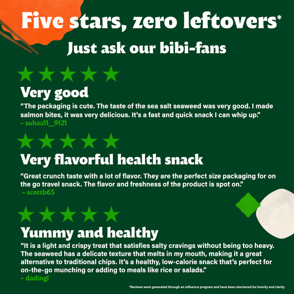 Bibigo Sea Salt Seaweed Snack - Image 6