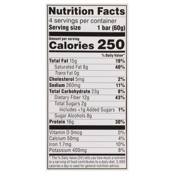 Atkins Chocolate Peanut Butter High Protein Bar - Image 6