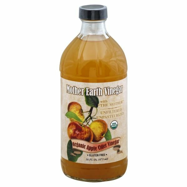 Mother Earth Vinegar Apple Cider Vinegar, Organic, with The Mother