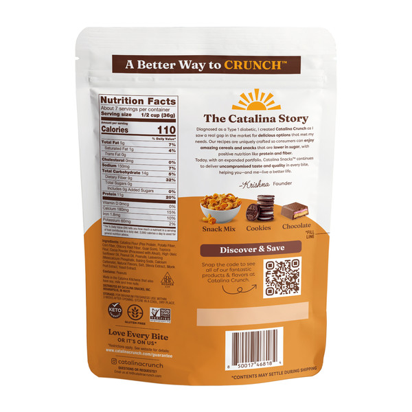 Catalina Crunch Chocolate Peanut Butter, Keto Friendly Cereal - Image 2