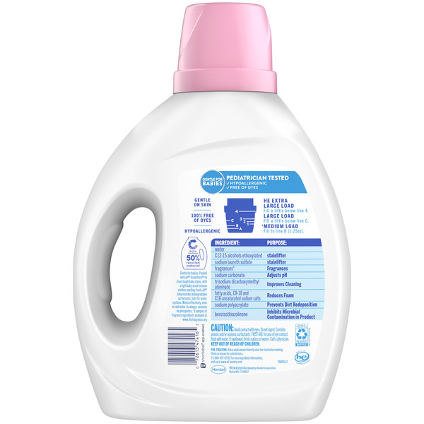 All Liquid Laundry Detergent, Baby, 73 Ounce, 58 Loads - Image 2
