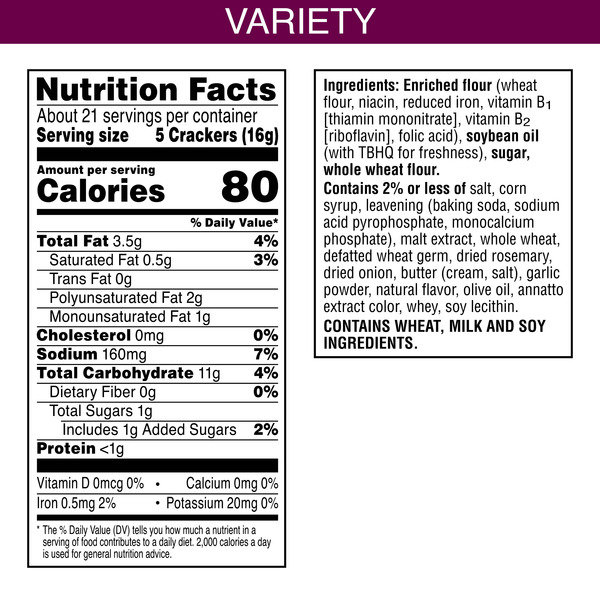 Toasteds Variety Pack Crackers, Party Snacks, Party Pack, 12 oz - Image 5