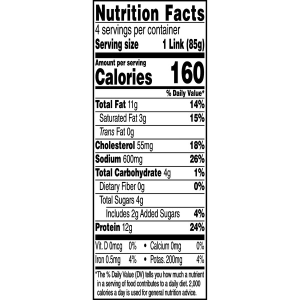 Aidells Smoked Chicken Sausage, Chicken & Apple, 12 oz. (4 Fully Cooked Links) - Image 5
