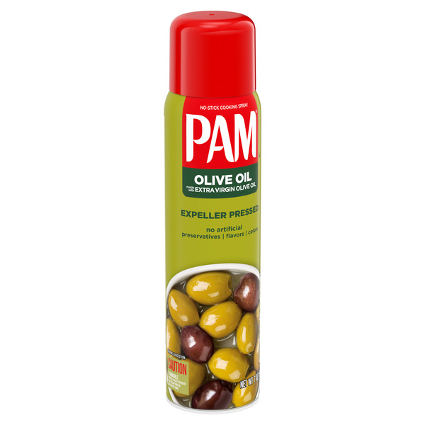 Pam Non-Stick Olive Oil Cooking Spray - Image 2