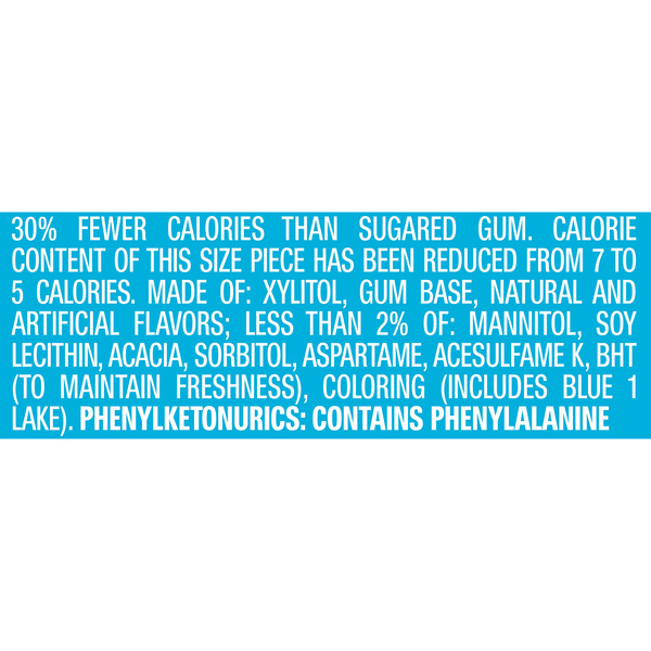 Extra Gum Refreshers Mint Mix Sugar Free Chewing Gum Piece Bottle - Image 6