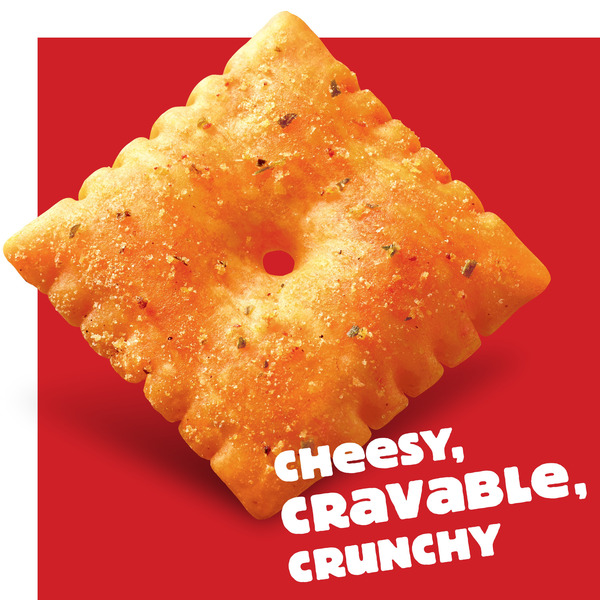 Cheez-It Hot and Spicy Cheese Crackers, Baked Snack Crackers, 12.4 oz - Image 3