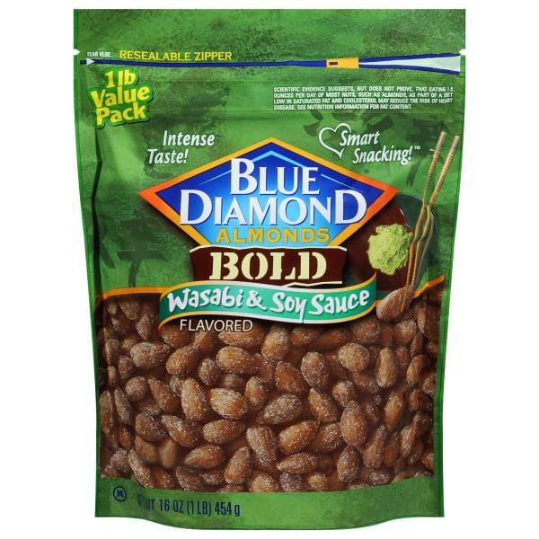 Blue Diamond Bold Almonds Wasabi & Soy Sauce