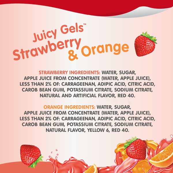 Snack Pack Strawberry and Orange Flavored Juicy Gels - Image 7