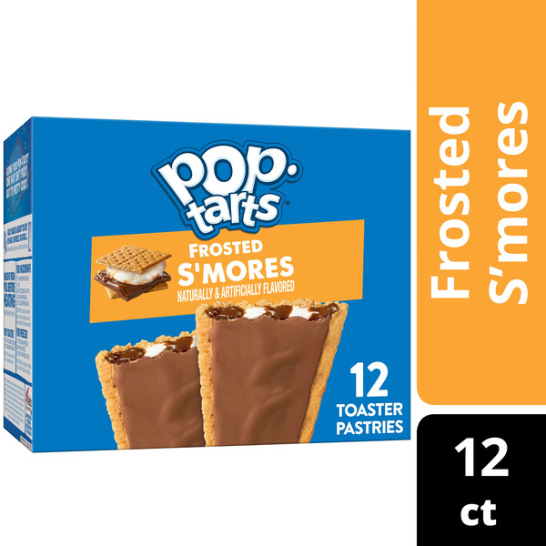 Pop-Tarts Frosted S'mores Toaster Pastries, Breakfast Foods, Value Pack, 12 Count