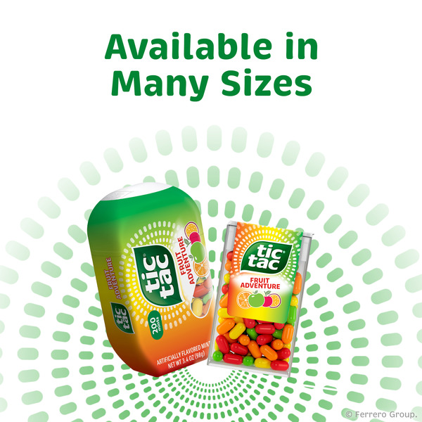 Tic Tac Citrus Adventure, On-the-Go Pocket-Sized Mints, 100 pieces, 1.7 oz Single Pack - Image 6