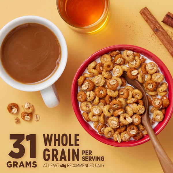 General Mills Cheerios Oat Crunch Cinnamon Large Size Cereal - Image 5