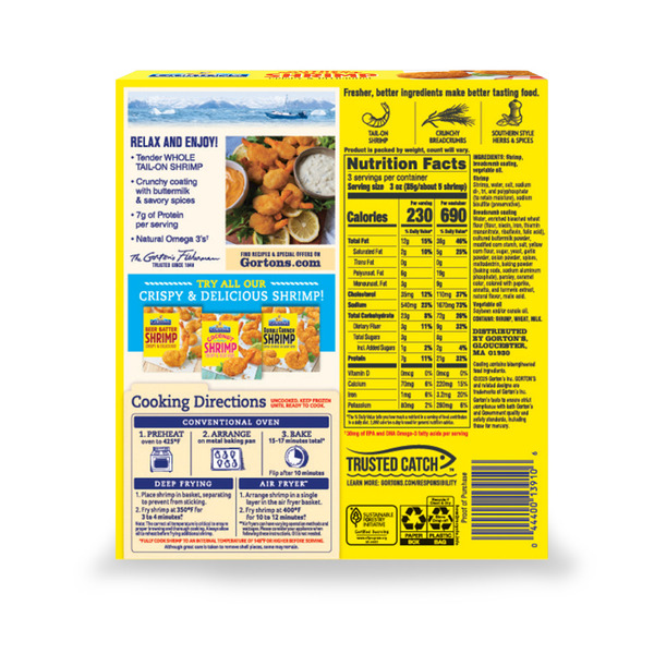 Gorton's Southern Style Butterfly Shrimp - Image 4