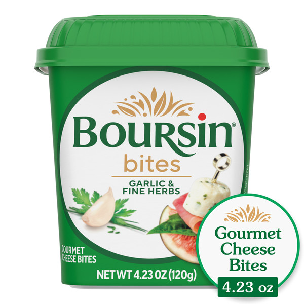 Boursin Gournay Style Garlic & Fine Herbs Cheese Bites