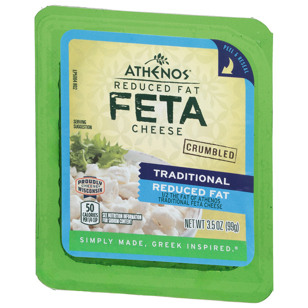 Athenos Reduced Fat Crumbled Traditional Feta Cheese - Image 6