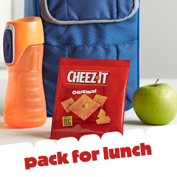 Cheez-It Original Cheese Crackers, Baked Snack Crackers, Grab n' Go, 12 Count - Image 4