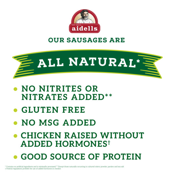 Aidells Smoked Chicken Sausage, Italian Style with Mozzarella Cheese, 12 oz. (4 Fully Cooked Links) - Image 3