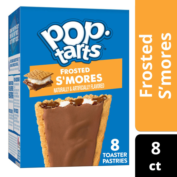 Pop-Tarts Frosted S'mores Toaster Pastries, Breakfast Foods, 8 Count