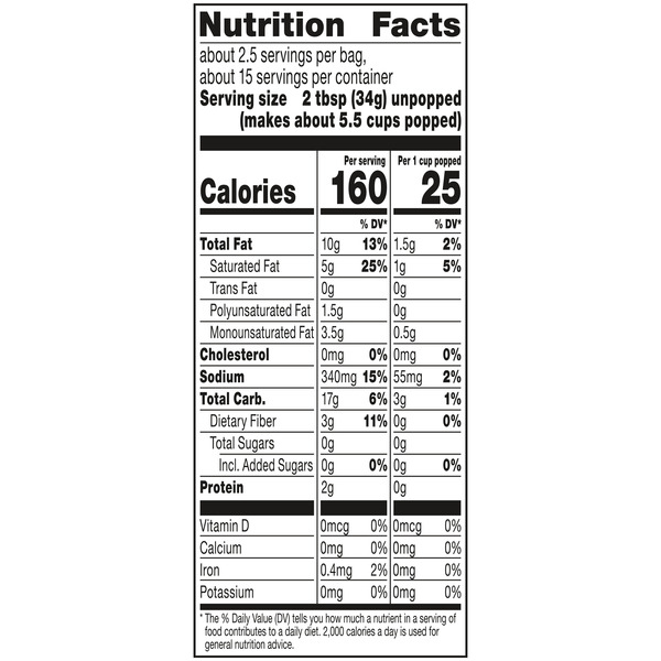 Orville Redenbacher Movie Theater Butter Popcorn, Microwave Popcorn - Image 8