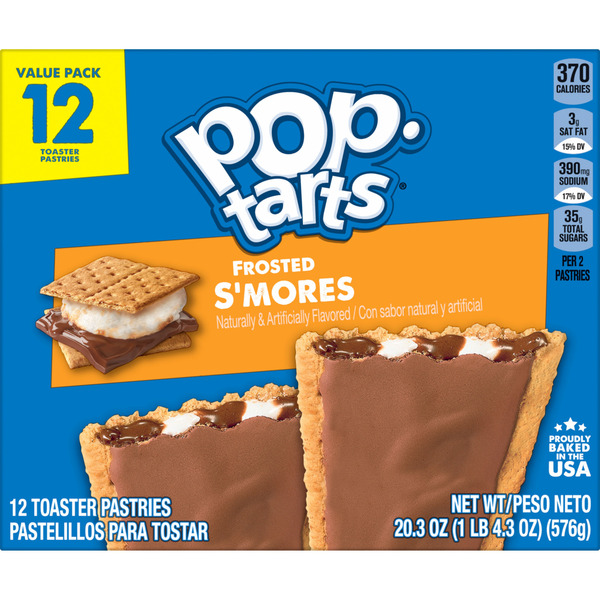 Pop-Tarts Frosted S'mores Toaster Pastries, Breakfast Foods, Value Pack, 12 Count - Image 9