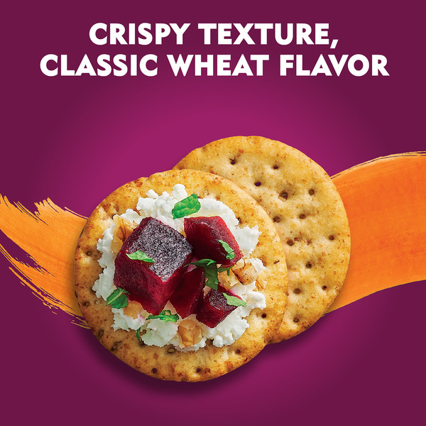 Toasteds Harvest Wheat Crackers, Party Snacks, 8 oz - Image 3