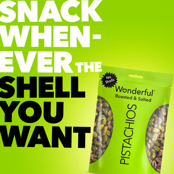 Wonderful No Shells Roasted & Salted Pistachios - Image 2