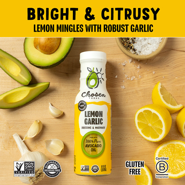 Chosen Foods Lemon Garlic Dressing & Marinade - Image 4