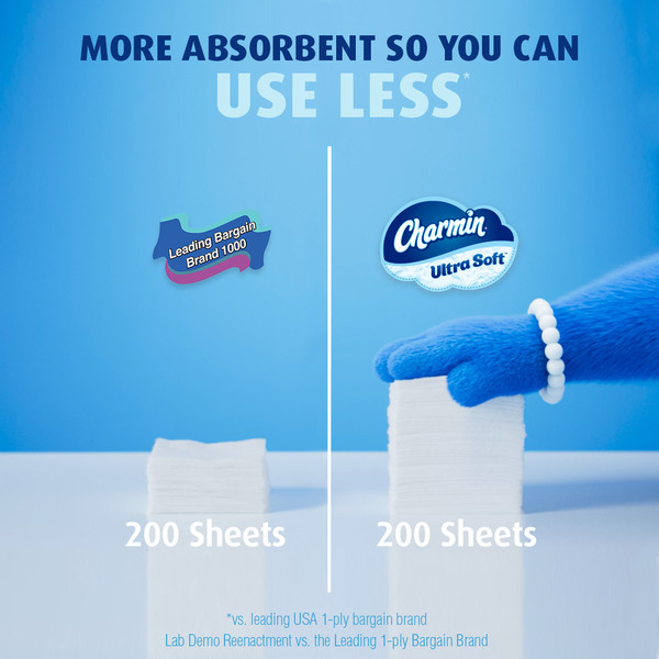 Charmin Ultra Soft Toilet Paper, Mega XXL Rolls - Image 9