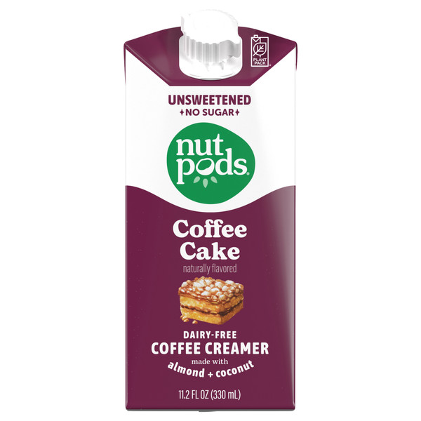 nutpods Dairy-Free Unsweetened Coffee Cake Creamer