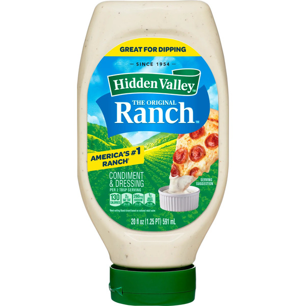 Hidden Valley Easy Squeeze Original Ranch Salad Dressing & Topping - Image 2