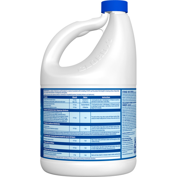 Clorox Disinfecting Bleach, Concentrated Formula, Regular - Image 5