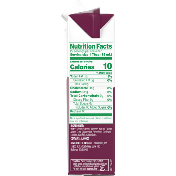 nutpods Dairy-Free Unsweetened Coffee Cake Creamer - Image 3