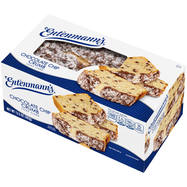 Entenmann's Chocolate Chip Crumb Loaf Cake - Image 2