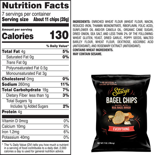 Stacy's Bagel Chips, Everything - Image 3