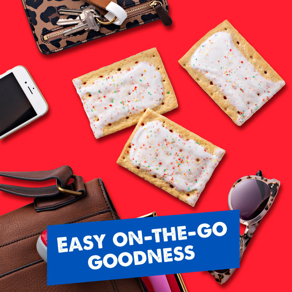 Pop-Tarts Frosted Strawberry Toaster Pastries, Breakfast Foods, Value Pack, 12 Count - Image 5