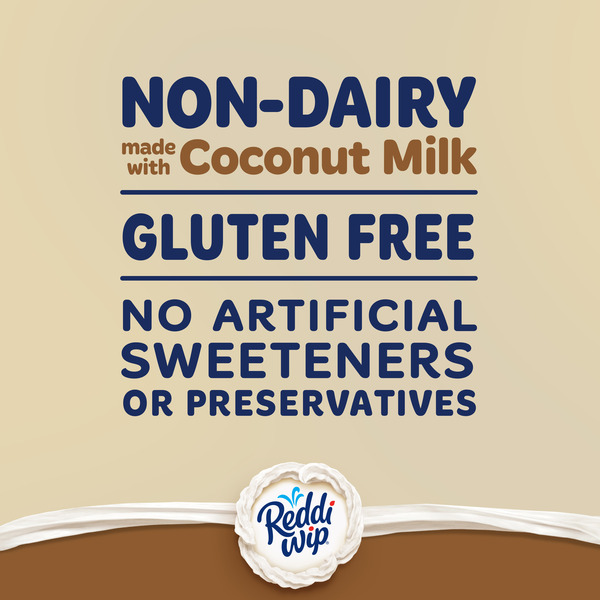 Reddi-wip Non Dairy Vegan Whipped Topping Made with Coconut Milk - Image 4
