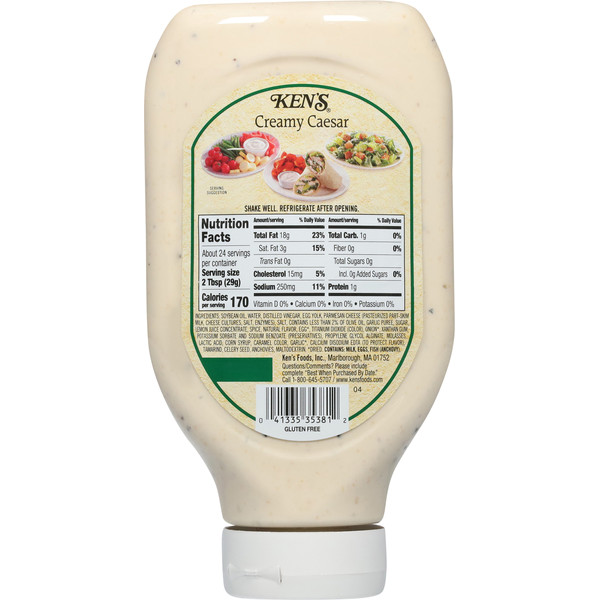 Ken's Steak House Creamy Caesar Dressing, Topping & Spread - Image 4