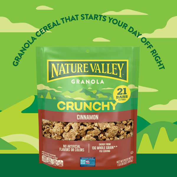 Nature Valley Crunchy Cinnamon Granola Pouch - Image 5