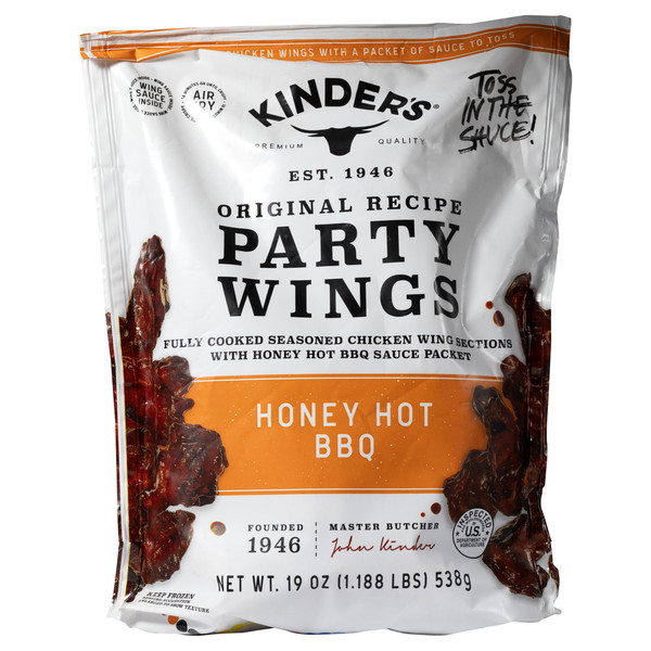 Kinder's Chicken Party Wings, Honey Hot