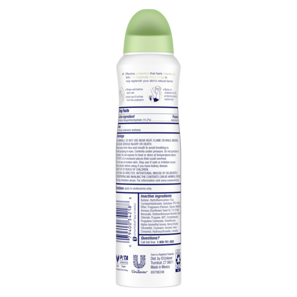 Dove Antiperspirant Deodorant Dry Spray Cool Essentials - Image 2