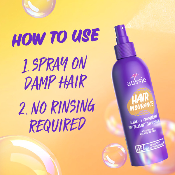 Aussie Hair Insurance, Leave-In Conditioner for All Hair Types - Image 5